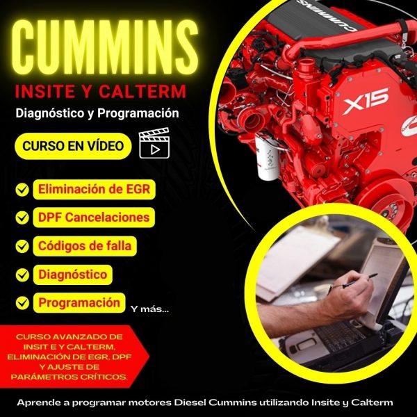 Curso Programación Cummins INSITE + Cummins Calterm